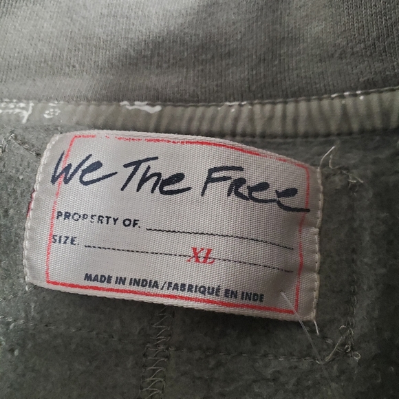 Free People Women's Size XL Olive Green Lou Moto zip Jacket New Tags - Picture 5 of 5